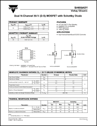 Click here to download Si4830ADY Datasheet