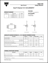 Click here to download SI6911DQT-1 Datasheet