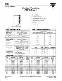 Click here to download 81DA561M250MB2D Datasheet