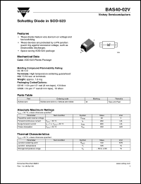 Click here to download BAS40-02 Datasheet