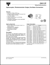 Click here to download CNY17F-3X007 Datasheet