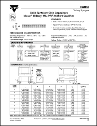 Click here to download CWR06HC155K Datasheet