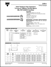 Click here to download CWR11KH155MBA Datasheet