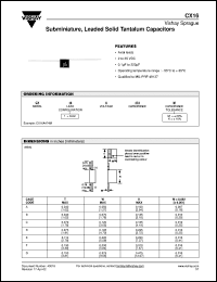 Click here to download CX16M224K Datasheet