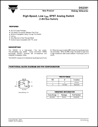 Click here to download DG2301DL Datasheet