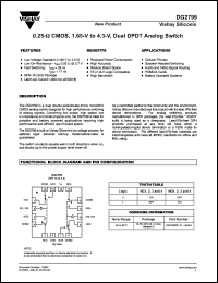 Click here to download DG2799DN-T1-E4 Datasheet