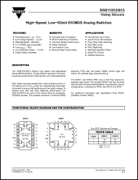 Click here to download DG611 Datasheet