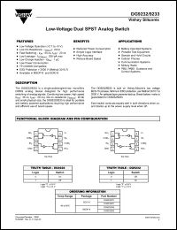 Click here to download DG9233DQ Datasheet