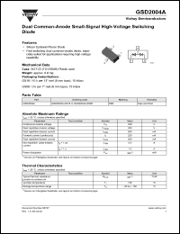 Click here to download GSD2004A Datasheet