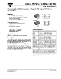 Click here to download ILD251-X006 Datasheet