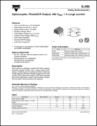 Click here to download IL400-X007 Datasheet