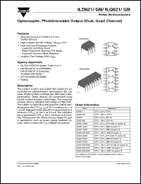 Click here to download ILD621GB-X007 Datasheet