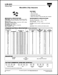 Click here to download ILSB-0603RK3R3K Datasheet