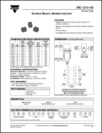 Click here to download IMC-1210-100 Datasheet