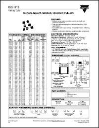 Click here to download ISC1210 Datasheet