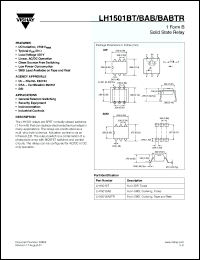 Click here to download LH1501BT Datasheet