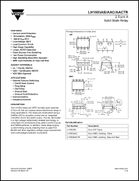 Click here to download LH1503AACTR Datasheet