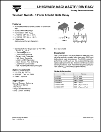 Click here to download LH1529AAC Datasheet