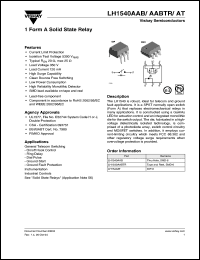 Click here to download LH1540 Datasheet