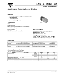 Click here to download LS101A-GS08 Datasheet