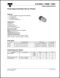 Click here to download LS103A-GS08 Datasheet