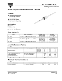Click here to download SD103C-TR Datasheet