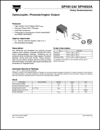 Click here to download SFH612A Datasheet