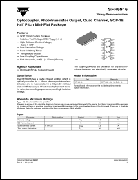 Click here to download SFH6916 Datasheet