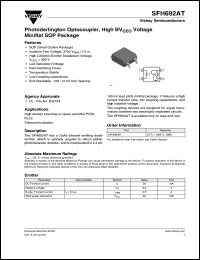 Click here to download SFH692 Datasheet