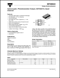 Click here to download SFH6943-3 Datasheet