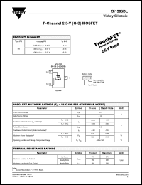 Click here to download SI1303DL Datasheet