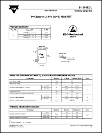 Click here to download SI1303EDL Datasheet
