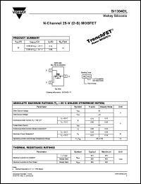 Click here to download SI1304DL Datasheet