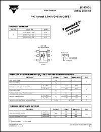 Click here to download SI1405DL Datasheet