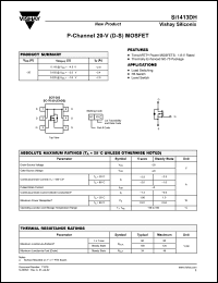 Click here to download SI1413DH Datasheet