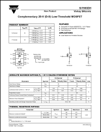 Click here to download SI1563DH Datasheet