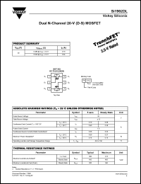 Click here to download SI1902DL Datasheet