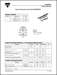 Click here to download SI1903DL Datasheet