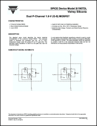 Click here to download SI1907DL Datasheet