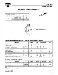 Click here to download SI2312DS Datasheet