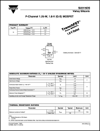 Click here to download Si2315DS-T1 Datasheet