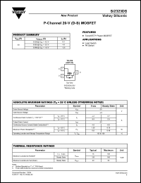 Click here to download SI2323DS Datasheet