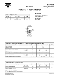 Click here to download SI2343 Datasheet