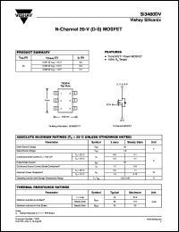 Click here to download Si3460DV-T1 Datasheet