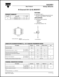Click here to download SI4320DY Datasheet