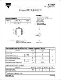 Click here to download Si4362DY-T1 Datasheet