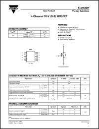 Click here to download SI4364DY Datasheet