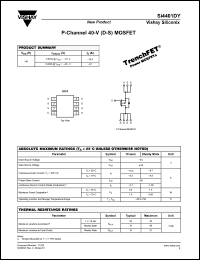 Click here to download SI4401DY Datasheet