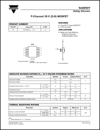 Click here to download SI4405 Datasheet