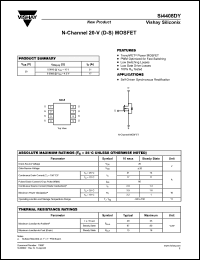Click here to download SI4408DY Datasheet